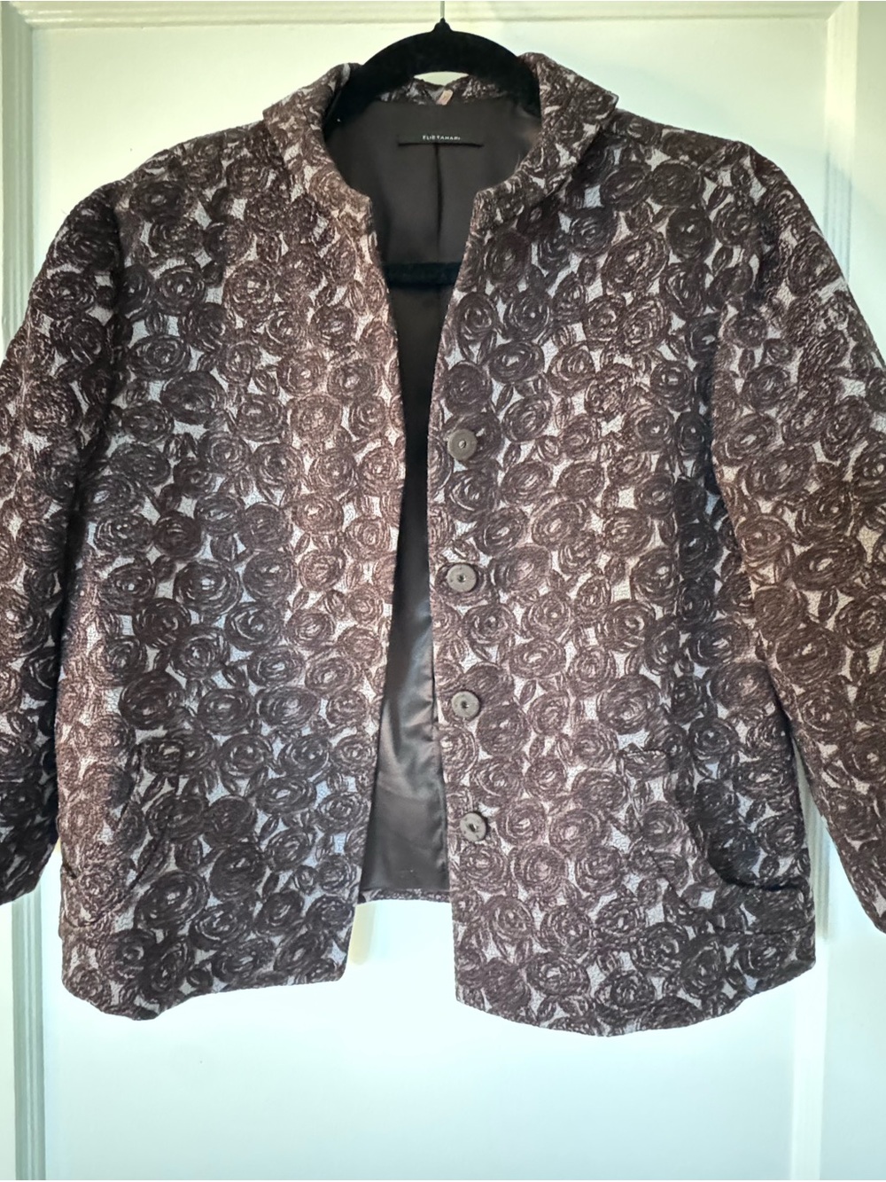 Ellie Tahari Sassy Classy Swing Coat